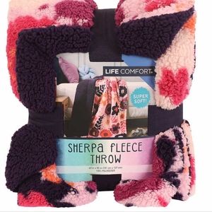 Life Comfort Kid’s Ultimate Sherpa Fleece throw new